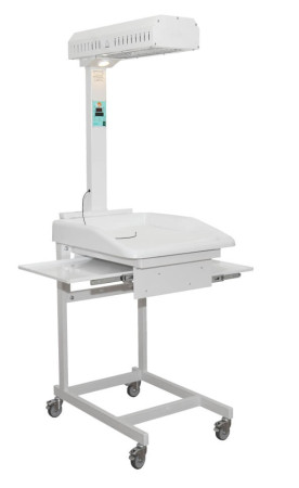 Стол для санитарной обработки новорожденных ДЗМО АИСТ-1 (изделие из крашенной стали)